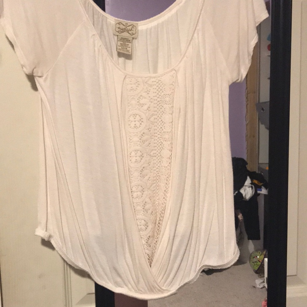 Cream blouse